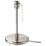 KRYSSMAST table lamp base, nickel-plated, 24 cm