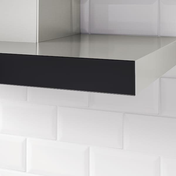 Ikea KULINARISK Hood to be fixed to the wall - stainless steel/glass , 90 cm