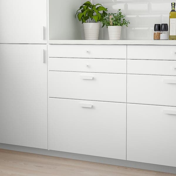 KUNGSBACKA Drawer front - matt white 60x20 cm - best price from Maltashopper.com 80397252
