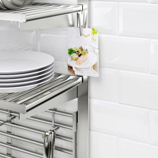 Ikea KUNGSFORS - Suspension rail, stainless steel, 80 cm