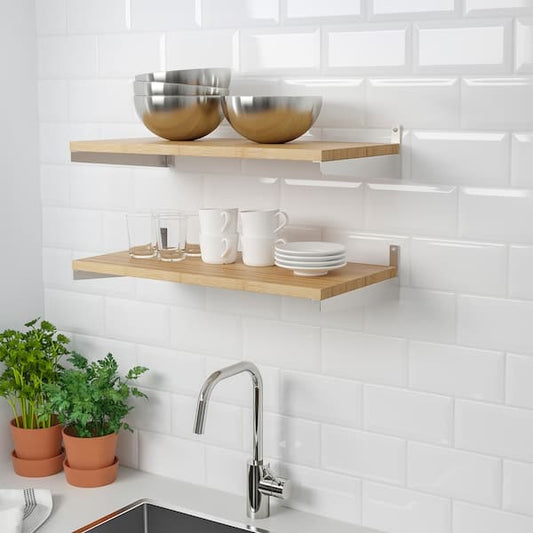 Ikea KUNGSFORS - Shelf, bamboo, 60 cm