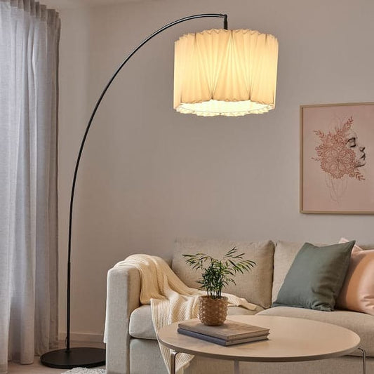 Ikea KUNGSHULT / SKAFTET - Floor lamp, arched ,