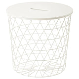 KVISTBRO storage table, white, 44 cm