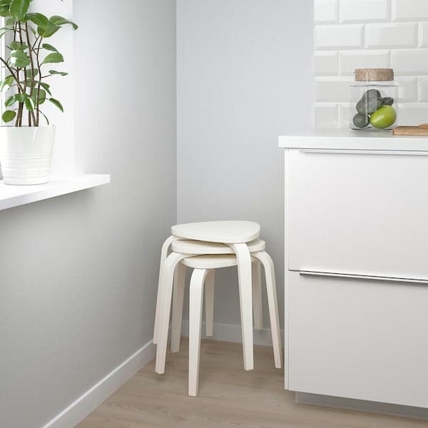 KYRRE - Stool, white - best price from Maltashopper.com 00491531
