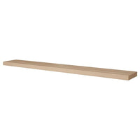 LACK wall shelf, white stained oak effect, 190x26 cm