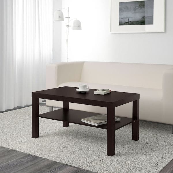 Ikea LACK - Coffee table, black-brown, 90x55 cm