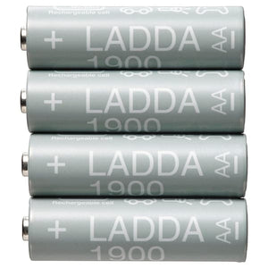 Ikea LADDA - Rechargeable battery, HR06 AA 1.2V, 1900mAh