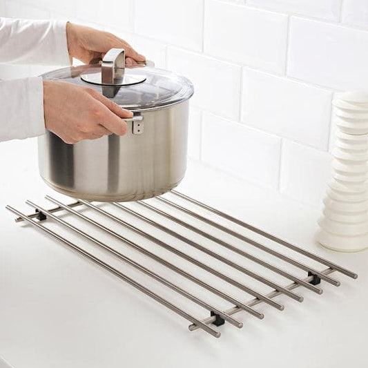 Ikea LÄMPLIG - Trivet, stainless steel, 50x28 cm
