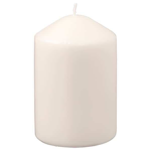 Ikea LÄTTNAD - Unscented block candle, natural, 10 cm