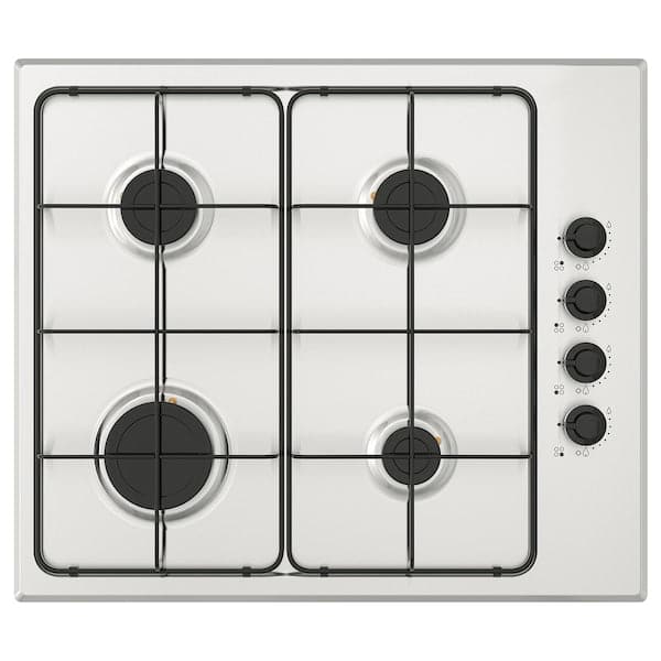 LAGAN Gas hob, stainless steel,59 cm , 59 cm - best price from Maltashopper.com 50522281