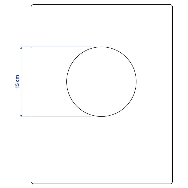 Ikea LAGAN Induction hob - plug-in 1 zone/black ,