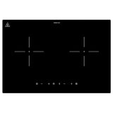 LAGAN induction hob, plug-in 2 zones/black, 56.0x5.7x38.0 cm