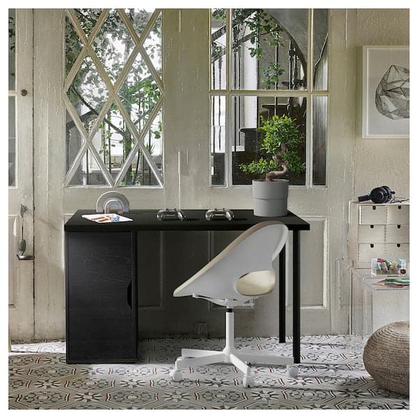 Ikea LAGKAPTEN / ALEX - Desk, brown/black, , 120x60 cm