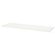 LAGKAPTEN table top, white, 200x60 cm