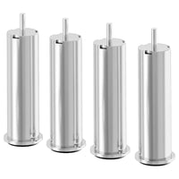 LANDSKRONA leg, metal, 15 cm, 4 pack