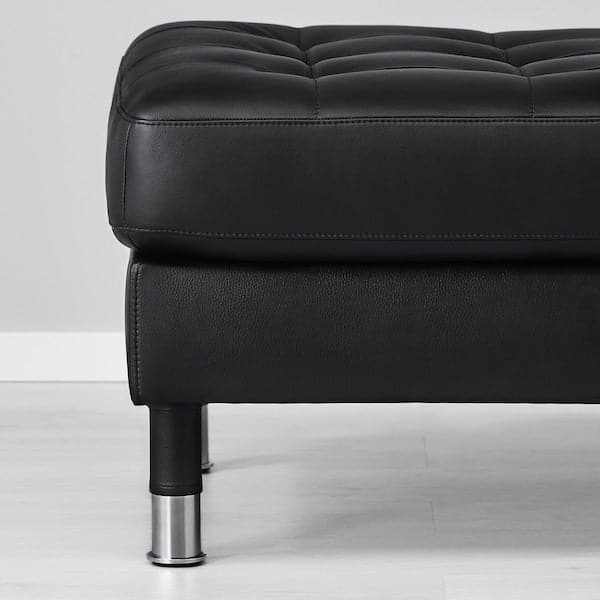 Ikea LANDSKRONA Footrest - Grann/Bomstad black/metal ,