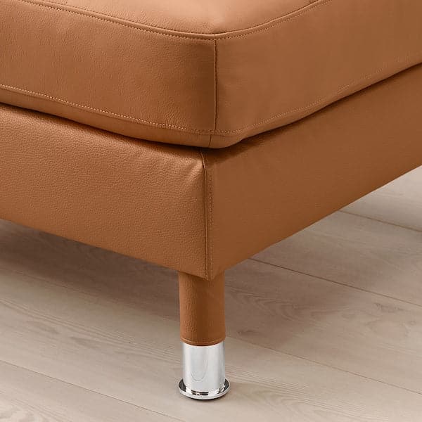 Ikea LANDSKRONA Footrest - Grann/Bomstad brown/metal ochre