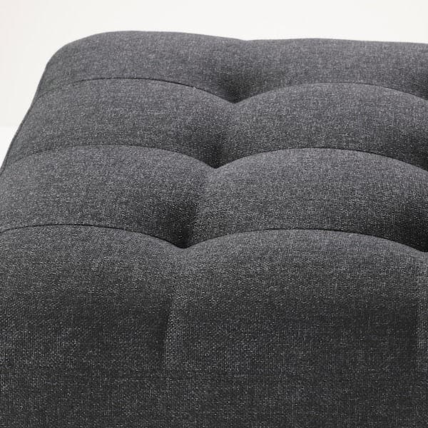 Ikea LANDSKRONA Footrest - Gunnared dark grey/wood ,