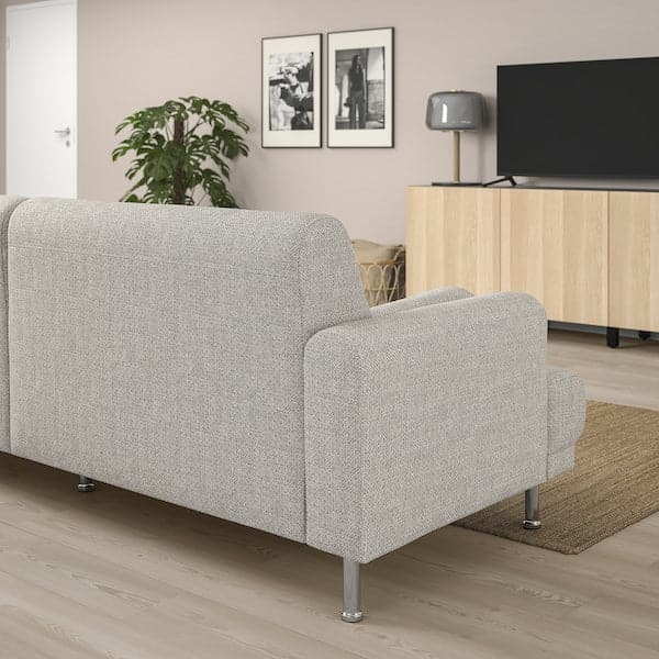 Ikea LÅNGARYD 3-seater sofa, Lejde light grey/metal ,