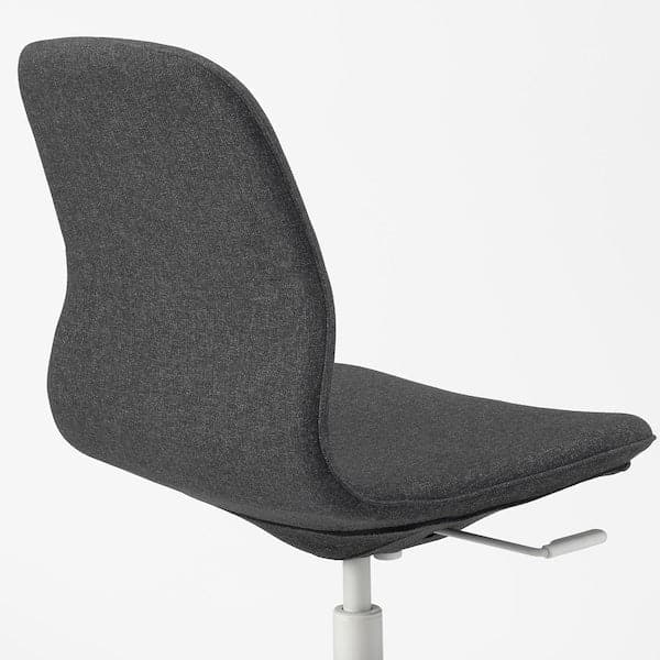 Ikea LÅNGFJÄLL Office Chair - Gunnared Dark Grey/White ,