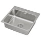 LÅNGUDDEN inset sink, 1 bowl, stainless steel, 56x53 cm