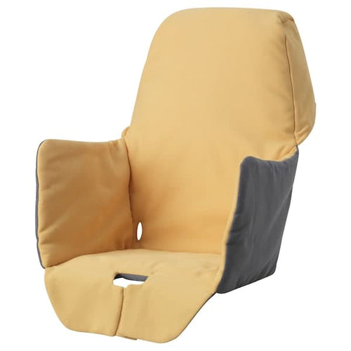 LANGUR - Upholstered high chair cover/seat, yellow ,