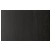 LAPPVIKEN door/drawer front, black-brown, 60x38 cm
