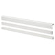 LARKOLLEN rail w fittings for sliding doors, white, 60 cm