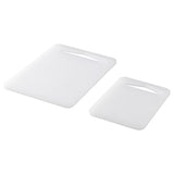 LEGITIM chopping board, set of 2, white