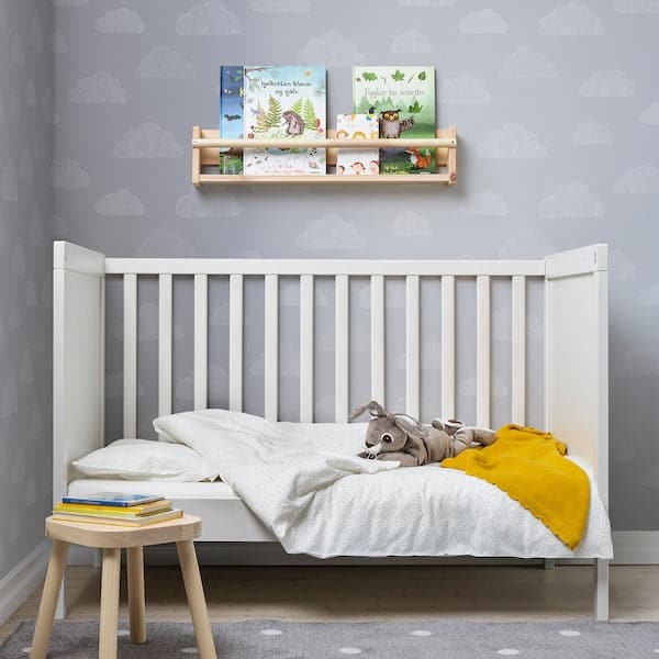 LEN - Duvet cover 1 pillowcase for cot, 110x125/35x55 cm - best price from Maltashopper.com 20488943