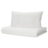 LEN duvet cover 1 pillowcase for cot, 110x125/35x55 cm