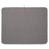 LEN babycare mat, dotted/grey, 90x70 cm
