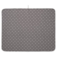 LEN babycare mat, dotted/grey, 90x70 cm