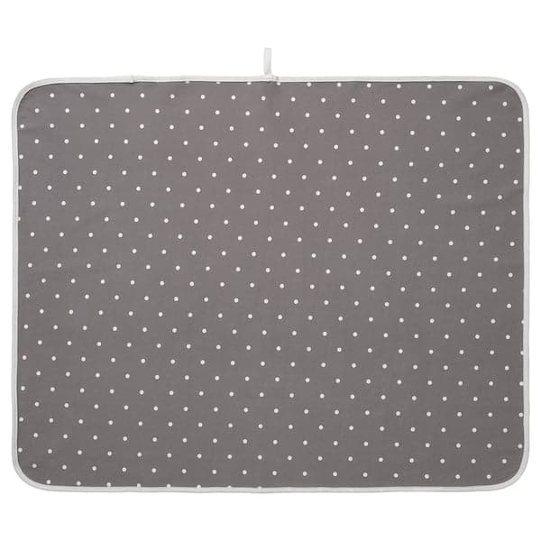Ikea LEN - Babycare mat, dotted/grey, 90x70 cm
