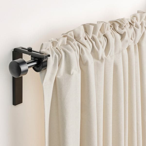 LENDA - Curtain with bracelet, 2 sheets, off-white, , 140x300 cm - best price from Maltashopper.com 50552881
