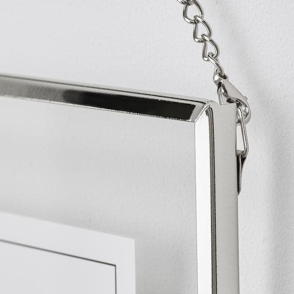 Ikea LERBODA - Frame, silver-colour, 16x16 cm
