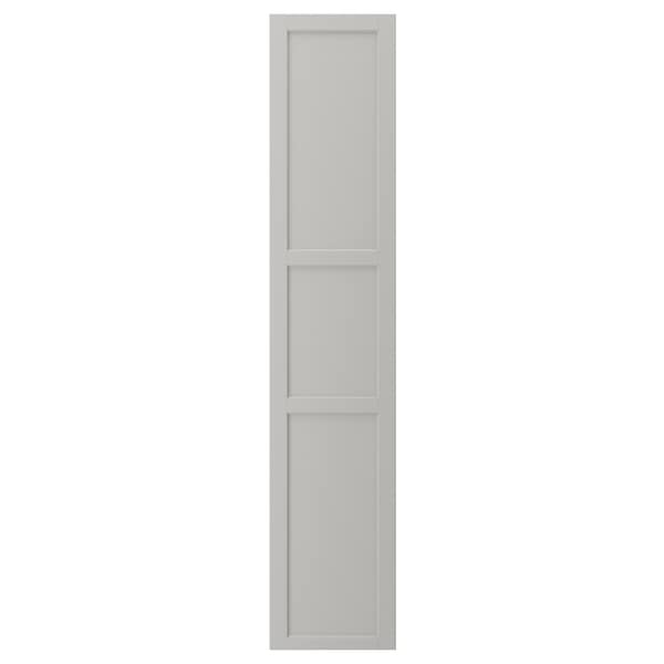 LERHYTTAN door, light grey, 40x200 cm