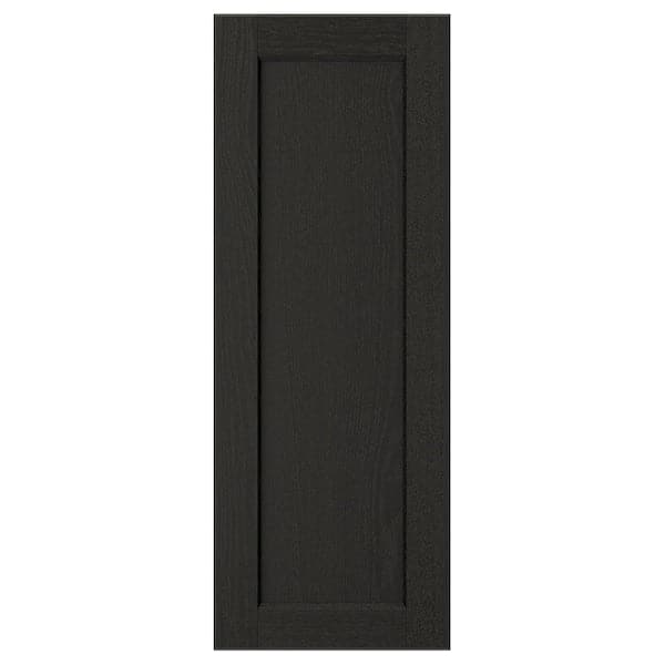 Ikea LERHYTTAN - Door, black stained, 30x80 cm