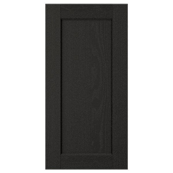 Ikea LERHYTTAN - Door, black stained, 30x60 cm