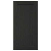 LERHYTTAN door, black stained, 40x80 cm