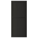 LERHYTTAN door, black stained, 60x140 cm