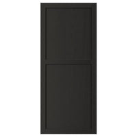 LERHYTTAN door, black stained, 60x140 cm
