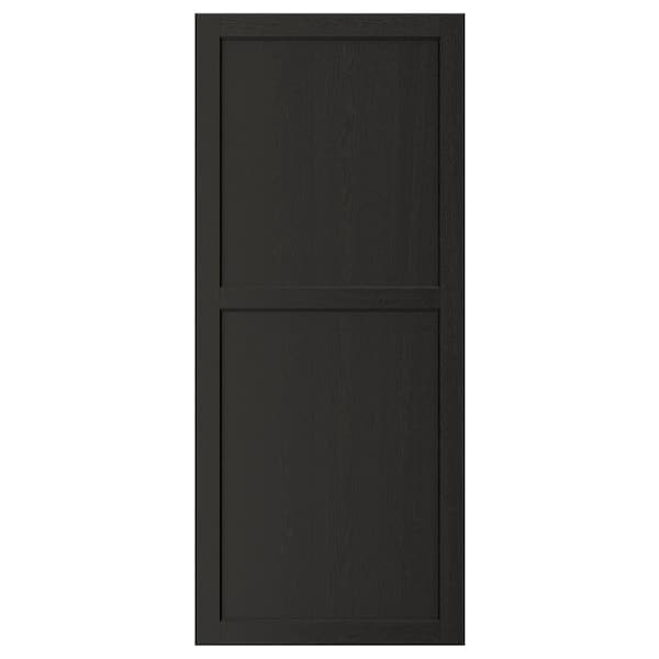 LERHYTTAN - LERHYTTAN Door, black stained, 60x140 cm