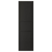LERHYTTAN door, black stained, 60x200 cm