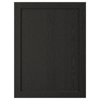 LERHYTTAN door, black stained, 60x80 cm