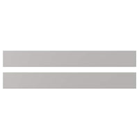 LERHYTTAN drawer front, light grey, 80x10 cm, 2 pack