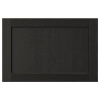 LERHYTTAN drawer front, black stained, 60x40 cm