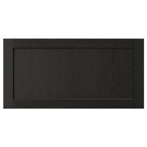 Ikea LERHYTTAN - Drawer front, black stained, 80x40 cm