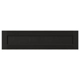 LERHYTTAN drawer front, black stained, 80x20 cm