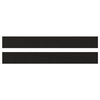 LERHYTTAN drawer front, black stained, 80x10 cm, 2 pack